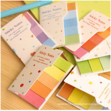 Promotional Creative Lovely Rainbow Sticky Notes with Hardcover. for Gift